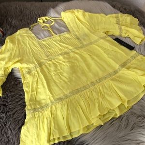 Yellow blouse size small